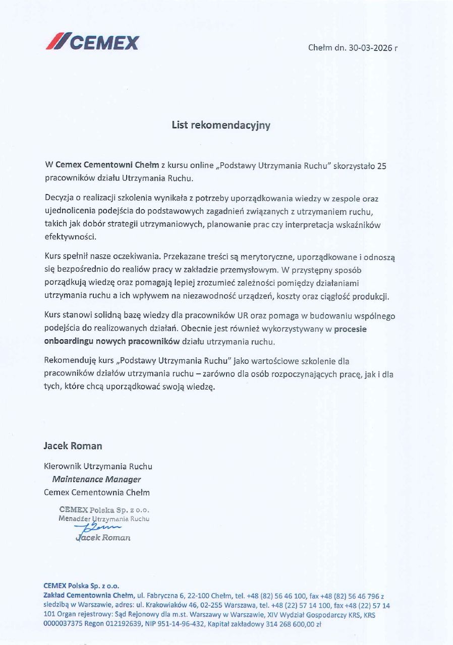 Referencje Cemex Polska